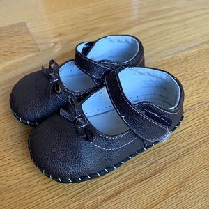 Isabella chocolate brown Pediped shoes.